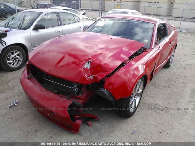 1ZVHT82H795123495 - 2009 FORD MUSTANG GT RED photo 2