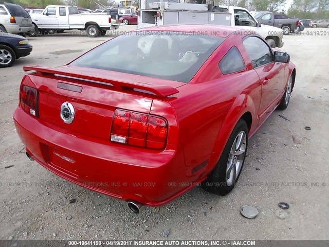 1ZVHT82H795123495 - 2009 FORD MUSTANG GT RED photo 4