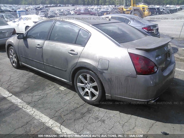 1N4BA41E87C849623 - 2007 NISSAN MAXIMA SE/SL GRAY photo 3