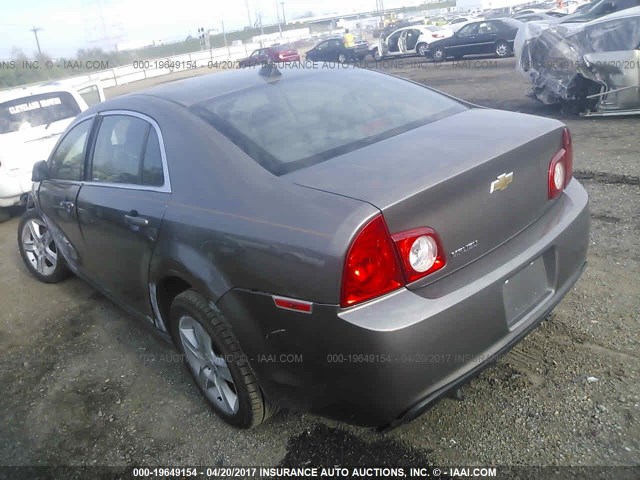 1G1ZB5E07CF111162 - 2012 CHEVROLET MALIBU LS 棕色 照片 3