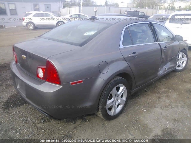 1G1ZB5E07CF111162 - 2012 CHEVROLET MALIBU LS 棕色 照片 4