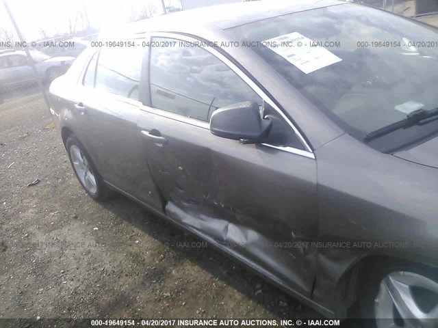 1G1ZB5E07CF111162 - 2012 CHEVROLET MALIBU LS 棕色 照片 6