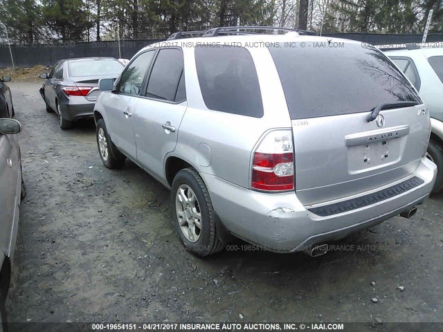 2HNYD18816H551219 - 2006 ACURA MDX TOURING SILVER photo 3