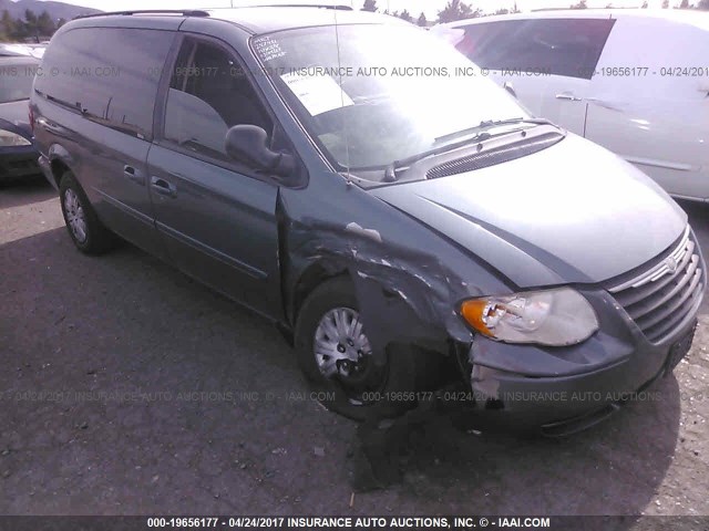 2C4GP44R75R379893 - 2005 CHRYSLER TOWN & COUNTRY LX BLUE photo 1