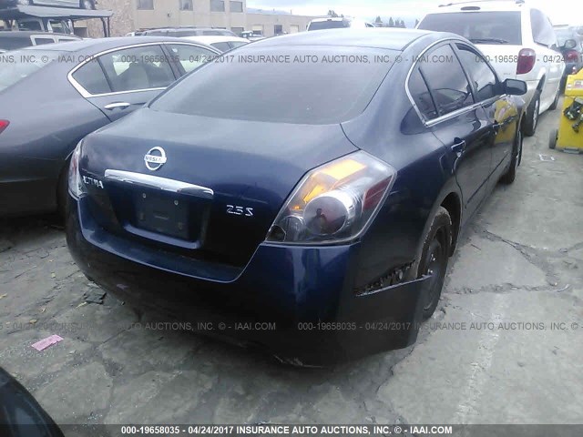 1N4AL21E39N439877 - 2009 NISSAN ALTIMA 2.5/2.5S BLUE photo 4