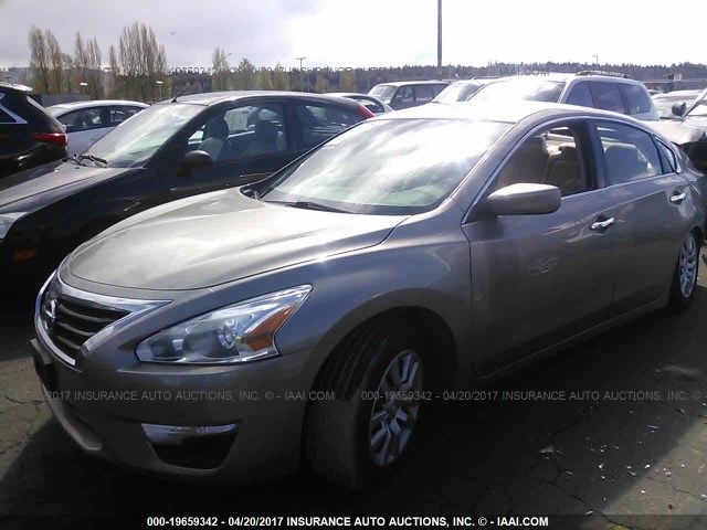 1N4AL3APXEC163999 - 2014 NISSAN ALTIMA 2.5/S/SV/SL BEIGE photo 2