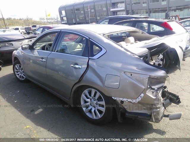 1N4AL3APXEC163999 - 2014 NISSAN ALTIMA 2.5/S/SV/SL BEIGE photo 3