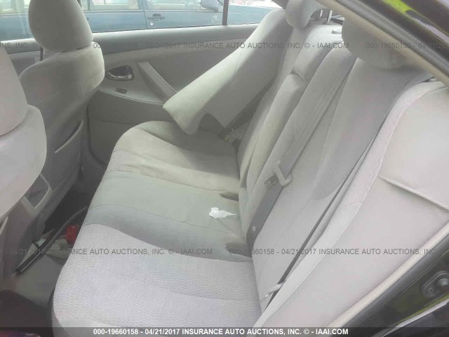 4T1BF3EK3AU008067 - 2010 TOYOTA CAMRY SE/LE/XLE BLACK photo 8
