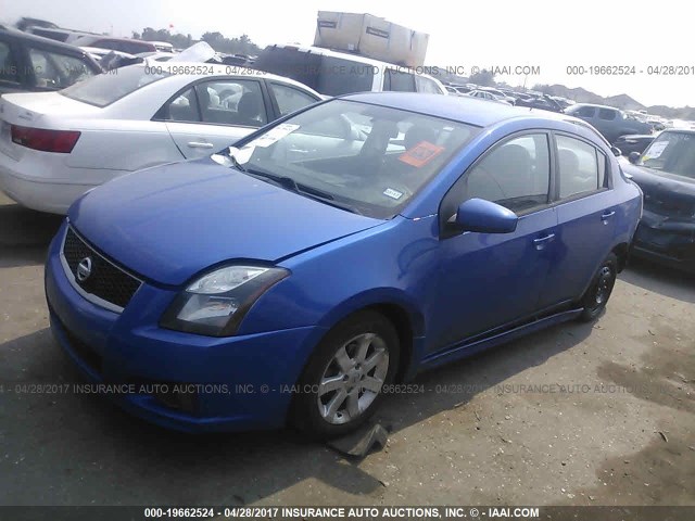 3N1AB6AP9BL688957 - 2011 NISSAN SENTRA 2.0/2.0S/SR/2.0SL BLUE photo 2