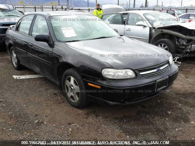1G1NE52J43M527104 - 2003 CHEVROLET MALIBU LS შავი ფოტო 1