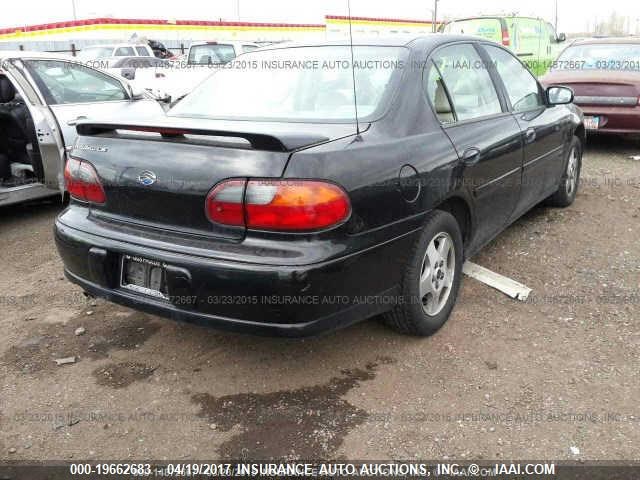 1G1NE52J43M527104 - 2003 CHEVROLET MALIBU LS შავი ფოტო 4