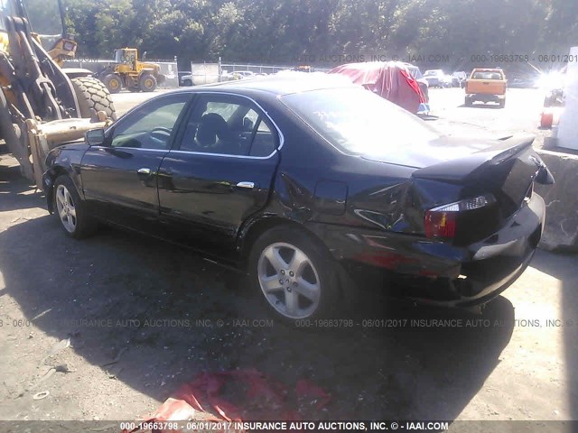 19UUA56863A060910 - 2003 ACURA 3.2TL TYPE-S BLACK photo 3