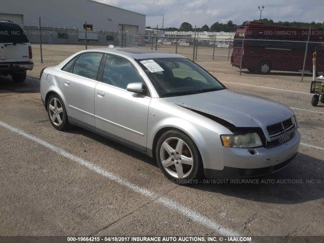 WAULT68E44A036455 - 2004 AUDI A4 3.0 QUATTRO GRAY photo 1