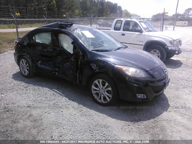 JM1BL1S55A1266673 - 2010 MAZDA 3 S BLACK photo 1