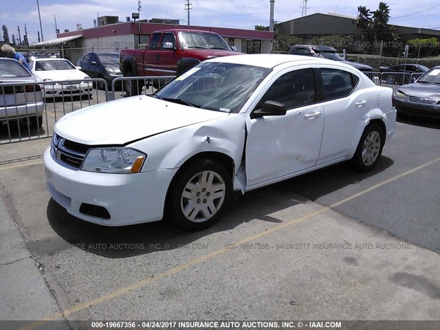1B3BD4FB2BN578637 - 2011 DODGE AVENGER EXPRESS 白色 照片 2