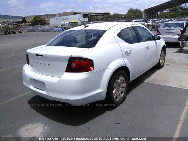 1B3BD4FB2BN578637 - 2011 DODGE AVENGER EXPRESS 白色 照片 4