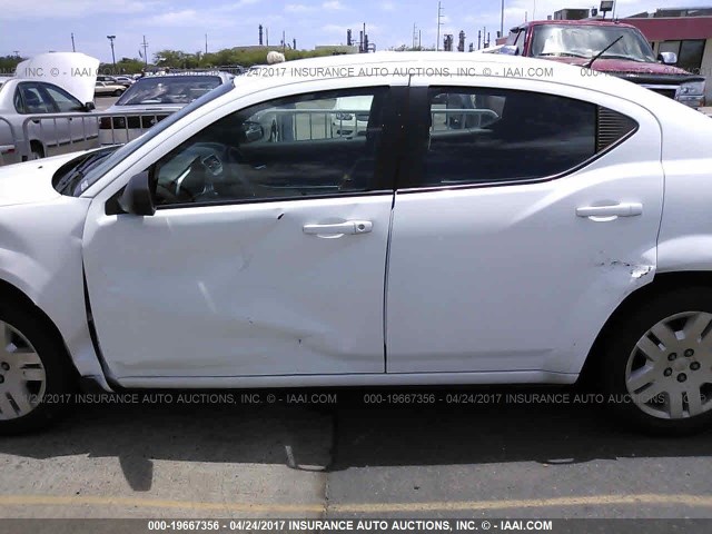 1B3BD4FB2BN578637 - 2011 DODGE AVENGER EXPRESS 白色 照片 6