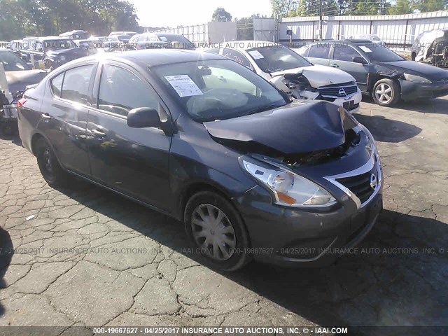 3N1CN7AP8FL828136 - 2015 NISSAN VERSA S/S PLUS/SV/SL GRAY photo 1