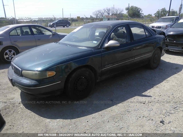 2G4WY52MXW1505052 - 1998 BUICK CENTURY LIMITED GREEN photo 2