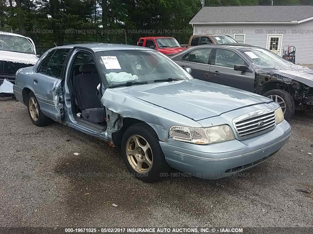 2FAFP73W7YX116667 - 2000 FORD CROWN VICTORIA  BLUE photo 1