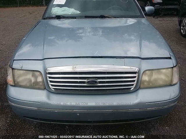 2FAFP73W7YX116667 - 2000 FORD CROWN VICTORIA  BLUE photo 10