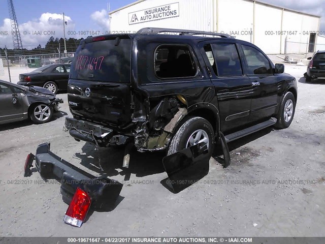 5N1BA0ND6CN600767 - 2012 NISSAN ARMADA SV/SL/PLATINUM BLACK photo 4