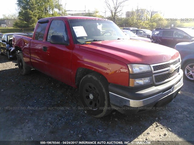 1GCEC19V77Z179970 - 2007 CHEVROLET SILVERADO C1500 CLASSIC RED photo 1