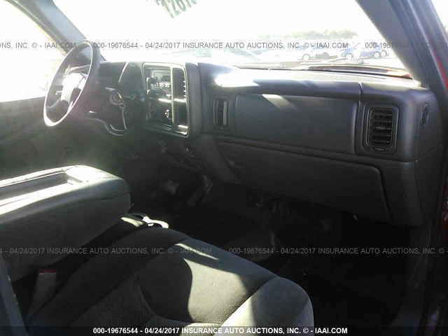 1GCEC19V77Z179970 - 2007 CHEVROLET SILVERADO C1500 CLASSIC RED photo 5