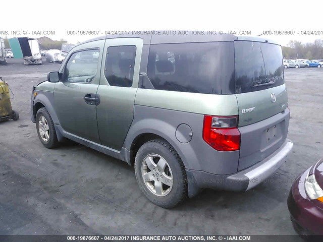 5J6YH28533L039394 - 2003 HONDA ELEMENT EX GREEN photo 3