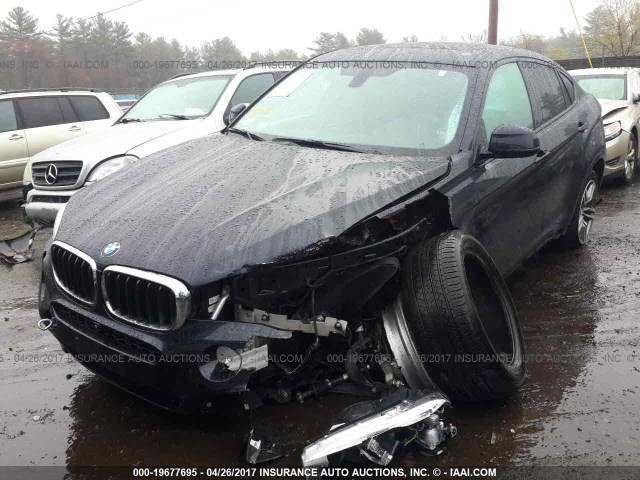 5UXKU2C52F0N77815 - 2015 BMW X6 XDRIVE35I BLACK photo 2