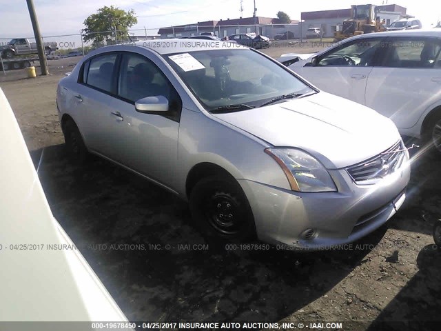 3N1AB6AP2BL653628 - 2011 NISSAN SENTRA 2.0/2.0S/SR/2.0SL SILVER photo 1