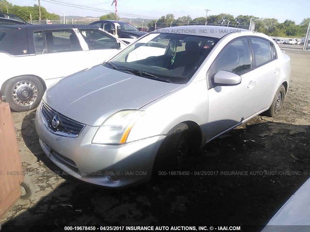 3N1AB6AP2BL653628 - 2011 NISSAN SENTRA 2.0/2.0S/SR/2.0SL SILVER photo 2