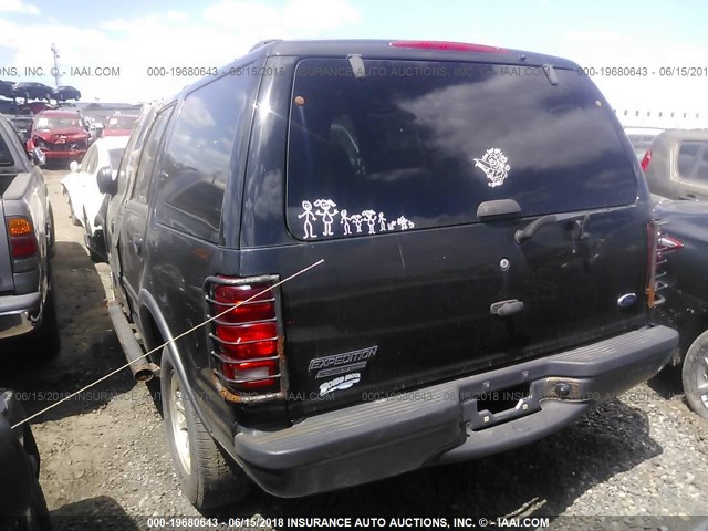 1FMRU1668YLB01306 - 2000 FORD EXPEDITION XLT 黑色 照片 3