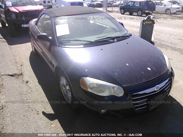 1C3EL65R94N152833 - 2004 CHRYSLER SEBRING LIMITED BLUE photo 1