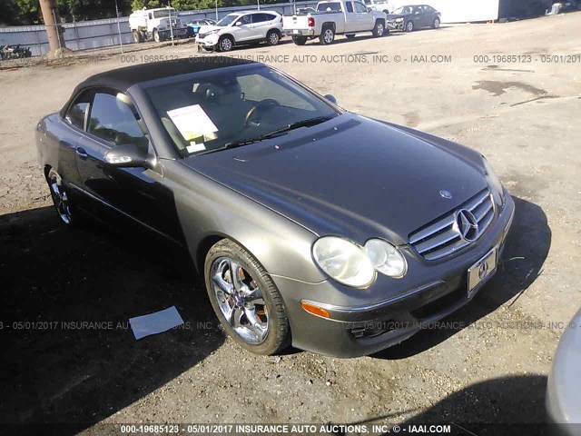 WDBTK56F79F262400 - 2009 MERCEDES-BENZ CLK 350 BROWN photo 1