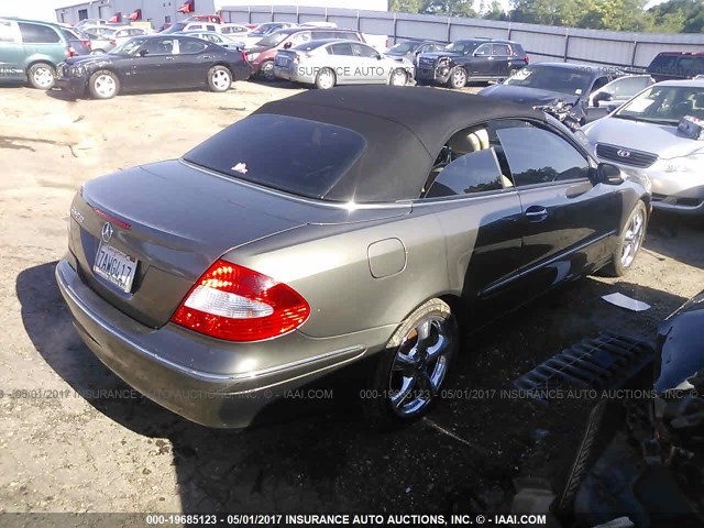 WDBTK56F79F262400 - 2009 MERCEDES-BENZ CLK 350 BROWN photo 4