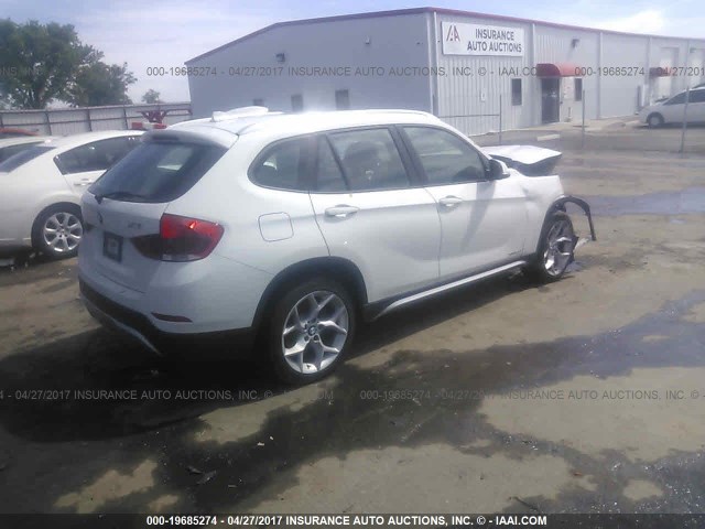 WBAVL1C59EVY21423 - 2014 BMW X1 XDRIVE28I WHITE photo 4