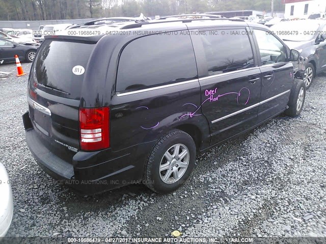 2A4RR8DX4AR435477 - 2010 CHRYSLER TOWN & COUNTRY TOURING PLUS PURPLE photo 4