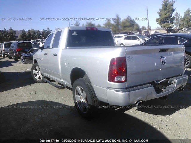 1C6RD6FT1CS141367 - 2012 DODGE RAM 1500 ST SILVER photo 3