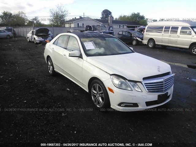 WDDHF8HB6AA230066 - 2010 MERCEDES-BENZ E 350 4MATIC WHITE photo 1