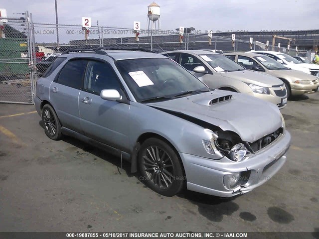 JF1GG29612G828426 - 2002 SUBARU IMPREZA WRX SILVER photo 1