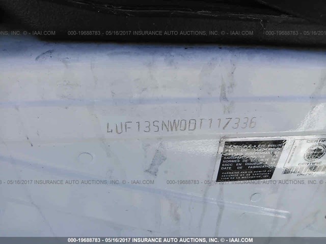 4UF13SNW0D1117336 - 2013 ARCTIC CAT SNOWMOBILE 白色 照片 9