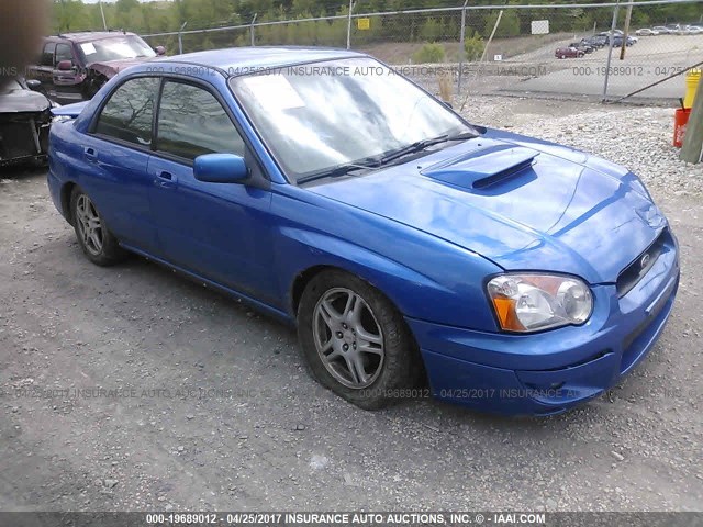 JF1GD29674G511956 - 2004 SUBARU IMPREZA WRX BLUE photo 1