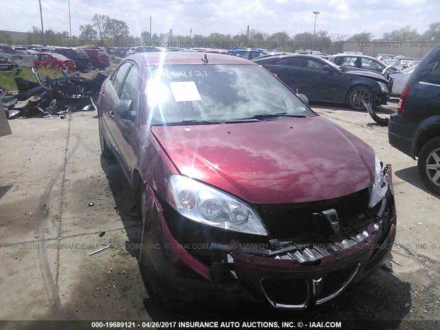 1G2ZG57B794129113 - 2009 PONTIAC G6 MAROON photo 1