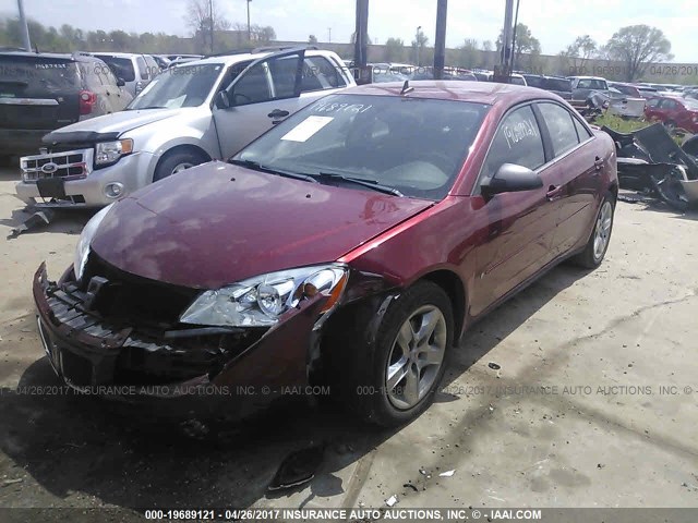 1G2ZG57B794129113 - 2009 PONTIAC G6 MAROON photo 2