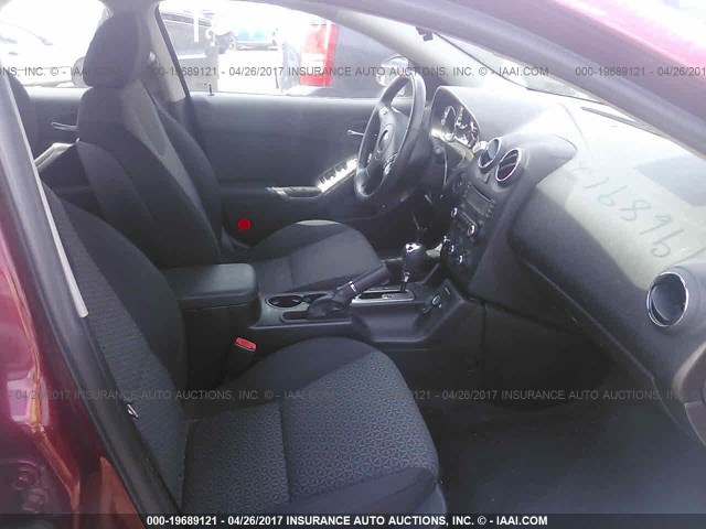1G2ZG57B794129113 - 2009 PONTIAC G6 MAROON photo 5