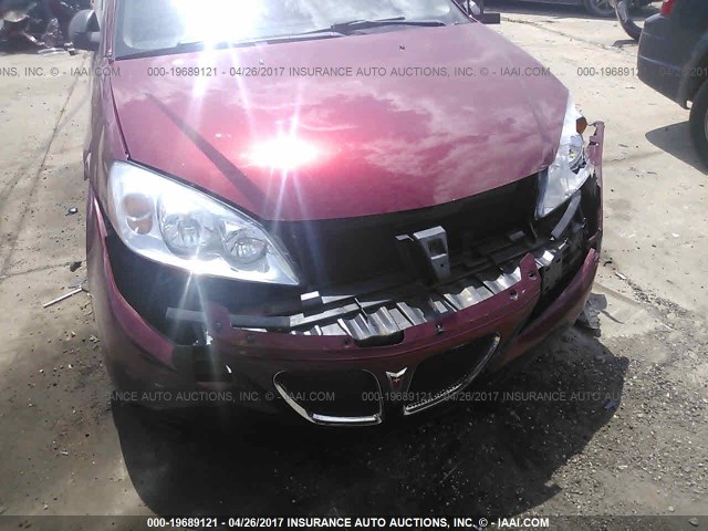 1G2ZG57B794129113 - 2009 PONTIAC G6 MAROON photo 6