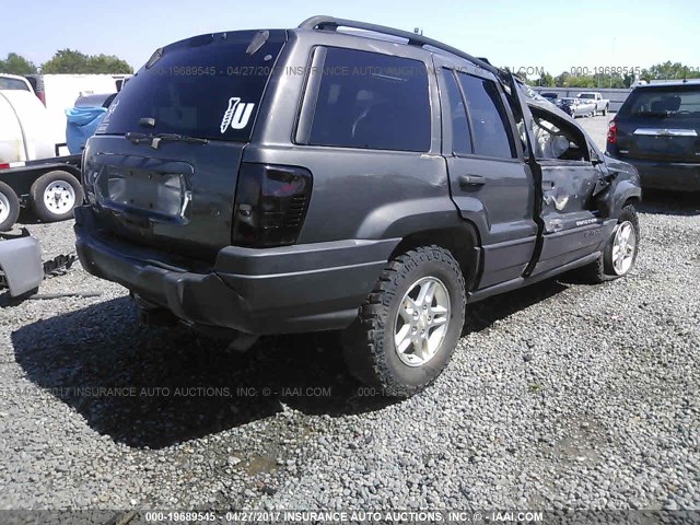 1J4GW48S64C402193 - 2004 JEEP GRAND CHEROKEE LAREDO/COLUMBIA/FREEDOM 灰色 照片 4