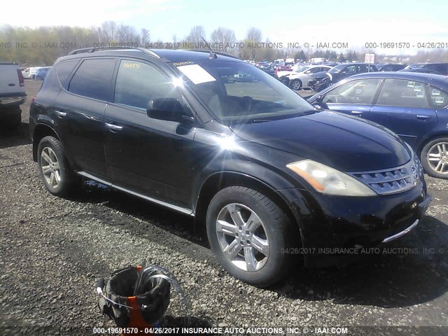 JN8AZ08T66W419389 - 2006 NISSAN MURANO SL/SE/S BLACK photo 1