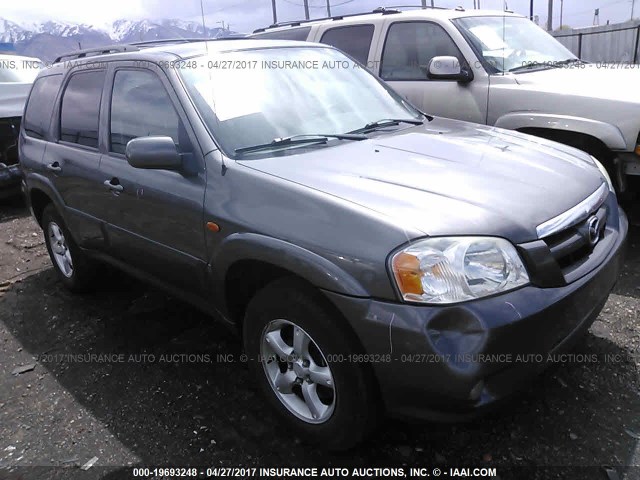 4F2YZ94125KM10035 - 2005 MAZDA TRIBUTE S GRAY photo 1